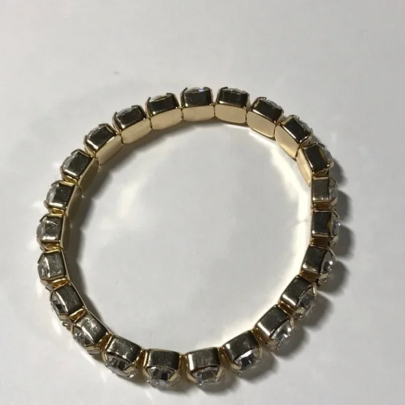 rhinestone stretch bracelet - Picture 3 of 5